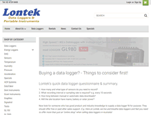 Tablet Screenshot of lontek.com.au
